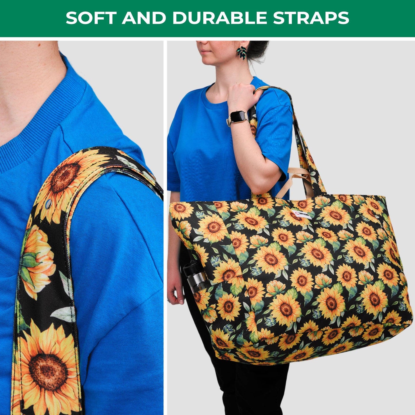 Weekender Bag | XXL | L26"xH18"xW12" | Sunflower