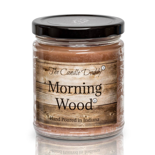 Morning Wood Candle - Heavy Wood Scent- Cedarwood Vanilla